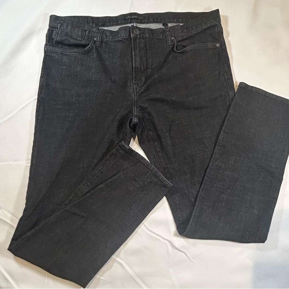 John Varvatos Charcoal Straight Jeans